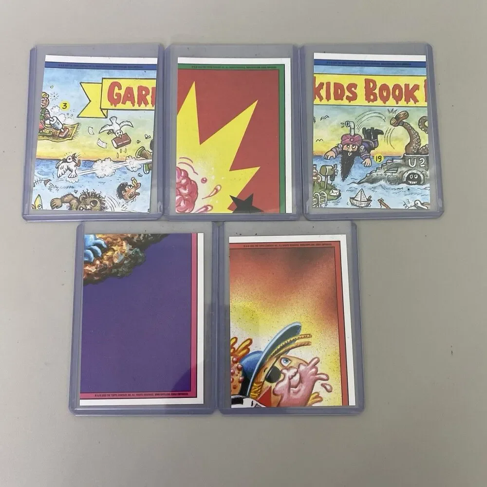 Topps Garbage Pail Kids Lot of 25 Trading Cards Green Border Variants GPK
